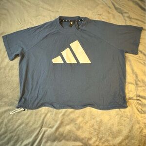 Adidas Blue Shirt with White Logo

#1134